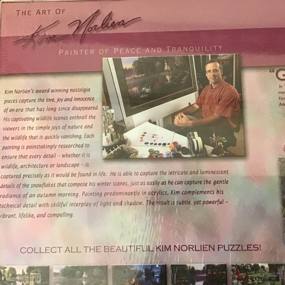 💥 NWT Puzzle Kim Norlien artist. - Picture 7 of 8